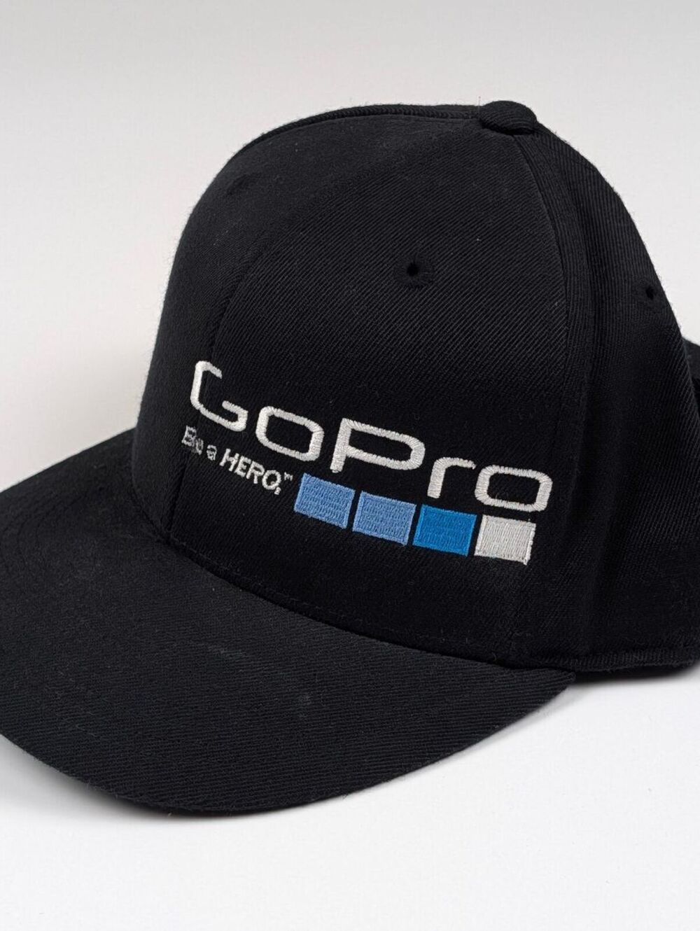 GoPro Be A Hero Hat Flexfit 210 Fitted 6 7/8-7 1/4 Black Action Sports Skater